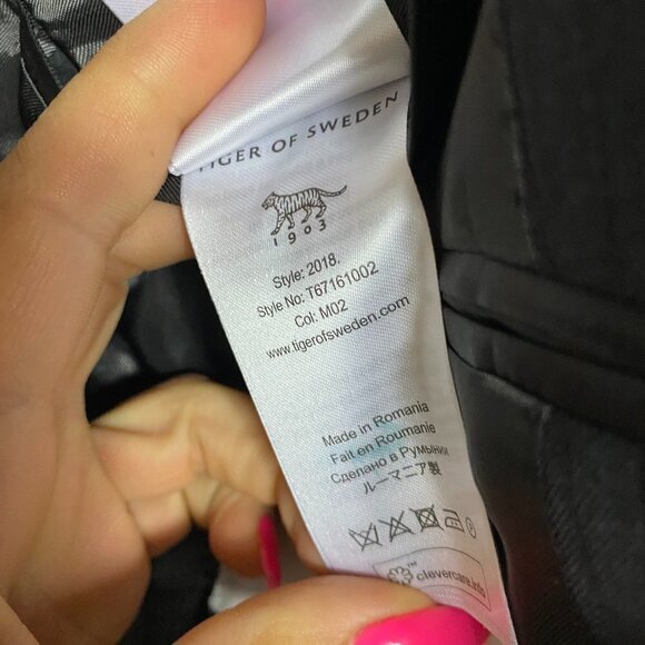 TIGER of Sweden Wool Blazer BNWT Gray Slim Fit - Picture 11 of 13